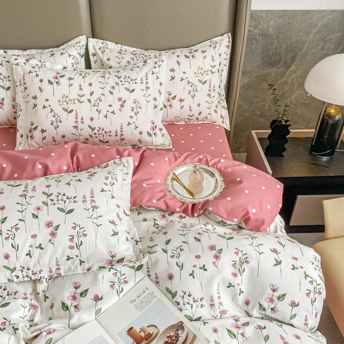 91家纺网 家纺一手货源 找家纺 棠颂 2023新款高克重加厚植物羊绒斜纹磨毛单被套 瑶芳