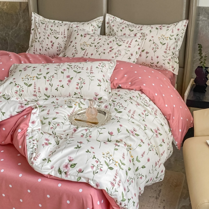 91家纺网 家纺一手货源 找家纺 棠颂 2023新款高克重加厚植物羊绒斜纹磨毛单被套 瑶芳