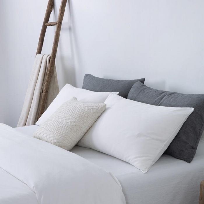 91家纺网 家纺一手货源 找家纺 全棉无印色织水洗棉四件套良品纯棉日式简约宿舍学生三件套纯白