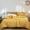 91家纺网 家纺一手货源 找家纺 全棉无印色织水洗棉四件套良品纯棉日式简约宿舍学生三件套 鹅黄