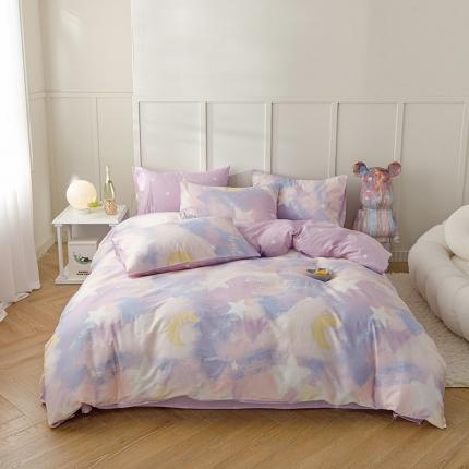 91家纺网 家纺一手货源 找家纺 （总）简宜家居 2022新款13070纯棉40支斜纹四件套