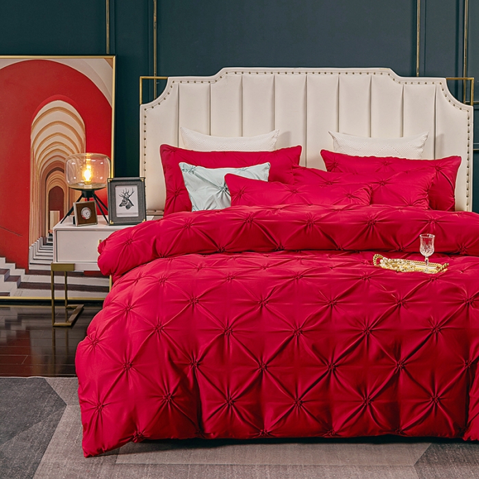 91家纺网 家纺一手货源 找家纺 总 宅家居 2024轻奢全棉纯手工扭花四件套-巴洛斯