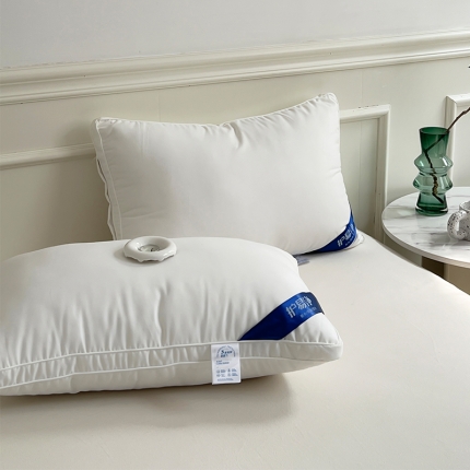 91家纺网 家纺一手货源 找家纺 黑科技三防功能枕芯防水防头油 防污渍男士家用颈椎枕头单只装