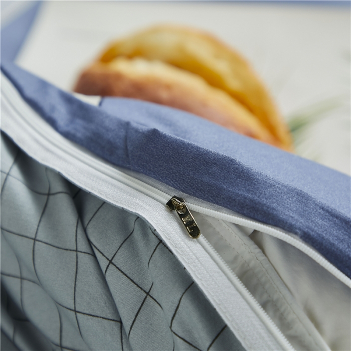 91家纺网 家纺一手货源 找家纺 曼璐 2025新款宿舍学生床笠三件套 几何风情