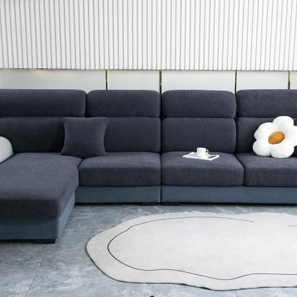 91家纺网 家纺一手货源 找家纺 沐沐 2026新款清灵沙发笠 清灵-深空灰