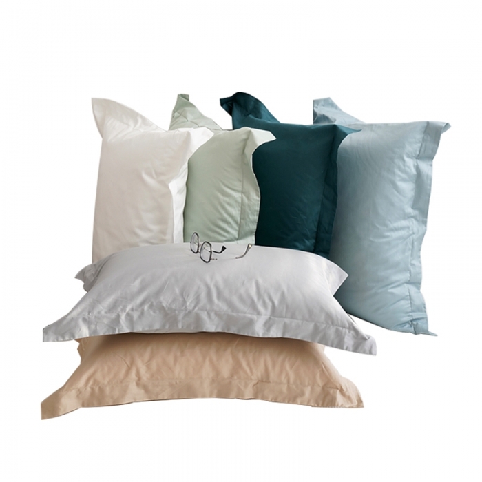 91家纺网 家纺一手货源 找家纺 （总）觉物 2022新款纯色长绒棉枕套/对