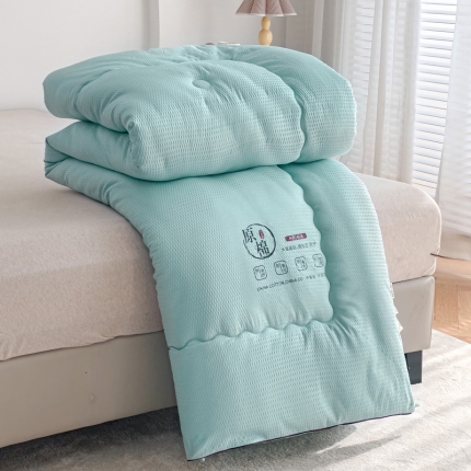 91家纺网 家纺一手货源 找家纺 苏东来加厚立体泡泡原棉大豆纤维被春秋冬被芯子空调被直播