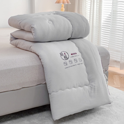 91家纺网 家纺一手货源 找家纺 苏东来加厚立体泡泡原棉大豆纤维被春秋冬被芯子空调被直播