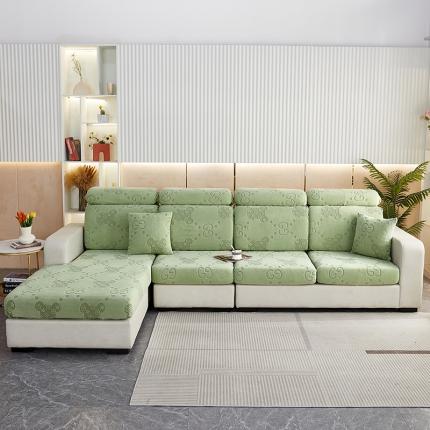 91家纺网 家纺一手货源 找家纺 （总）逐日沙发套 2023新款提花绒-酷熊系列沙发笠