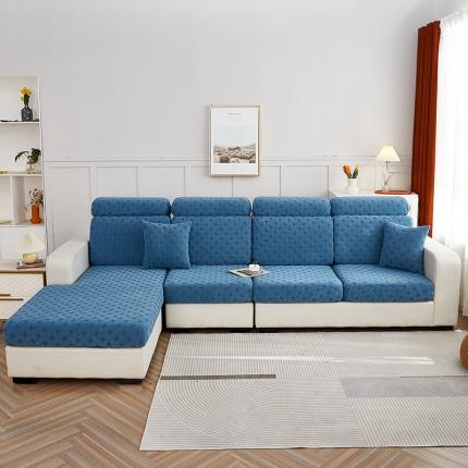 91家纺网 家纺一手货源 找家纺 （总）逐日沙发套 2023新款提花绒-织艺系列沙发笠