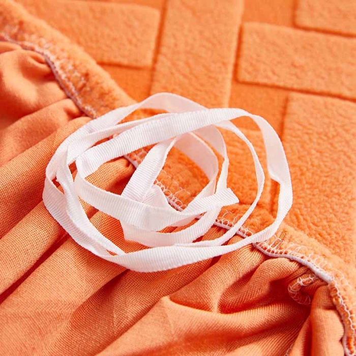 91家纺网 家纺一手货源 找家纺 逐日沙发套 2023新款提花绒-织艺系列沙发笠 织艺-桔黄