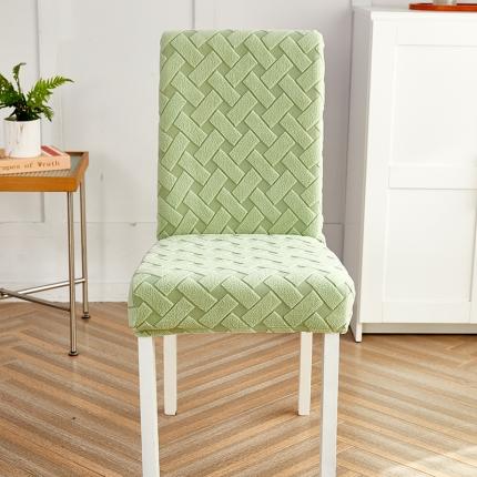 逐日沙发套 2023新款提花绒-织艺椅套 织艺-抹茶色