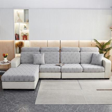 91家纺网 家纺一手货源 找家纺 （总）逐日沙发套 2023新款提花绒-滕条沙发笠