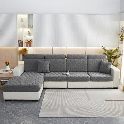 91家纺网 家纺一手货源 找家纺 （总）逐日沙发套 2023新款提花绒-滕条沙发笠