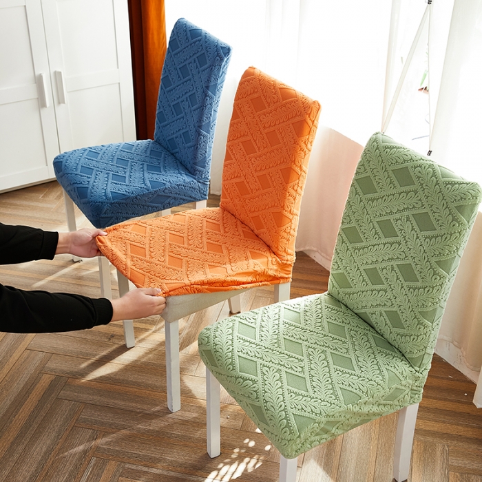 91家纺网 家纺一手货源 找家纺 逐日沙发套 2023新款提花绒藤条椅套 拼色