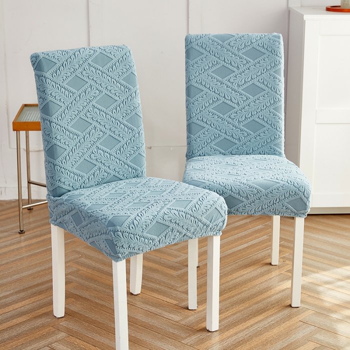 91家纺网 家纺一手货源 找家纺 逐日沙发套 2023新款提花绒藤条椅套 滕条-雾霾蓝