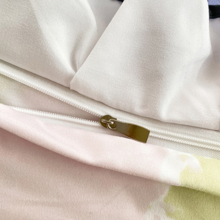 91家纺网 家纺一手货源 找家纺 金盛皇朝2025新款加厚亲肤床裙夹棉单件三件套四件套浮梦飞花