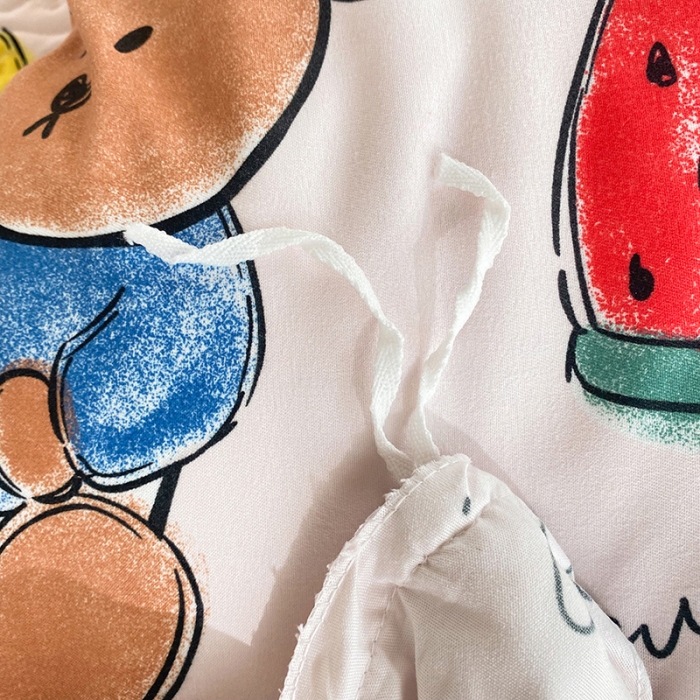 91家纺网 家纺一手货源 找家纺 金盛皇朝2025新款加厚亲肤床裙夹棉单件三件套四件套樱桃丸子