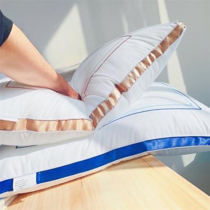 91家纺网 家纺一手货源 找家纺 (总) 伟邦枕芯 2023新款亲肤磨毛轻奢休闲羽丝枕头枕芯