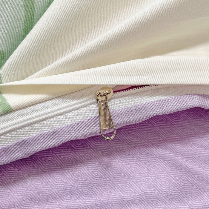 91家纺网 家纺一手货源 找家纺 金丝鸟 2023春夏新品舒适全棉斜纹四件套 心晴