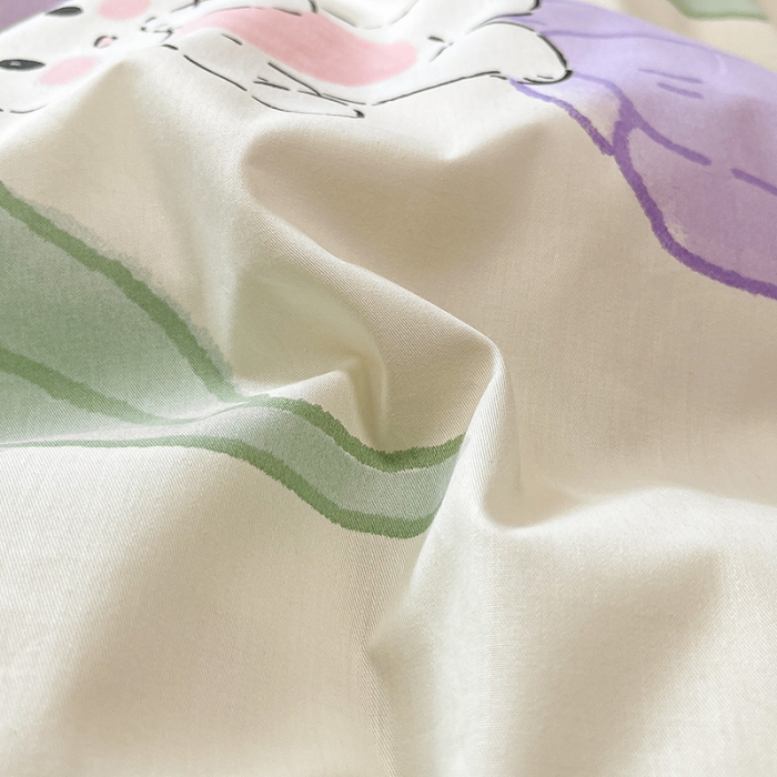 91家纺网 家纺一手货源 找家纺 （总）金丝鸟 2023春夏新品舒适全棉斜纹四件套