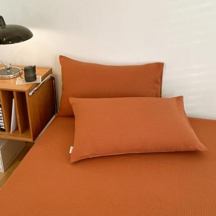 91家纺网 家纺一手货源 找家纺 （总）春皖 2023新款华夫格水洗棉单品枕套系列