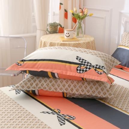 91家纺网 家纺一手货源 找家纺 圣锦 全棉单枕套 芬迪