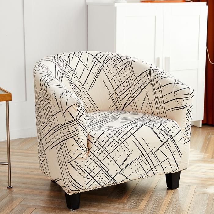 91家纺网 家纺一手货源 找家纺 （总）共鸣 2022新款牛奶丝印花系列半圆沙发套