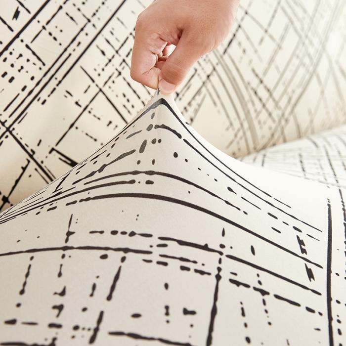 91家纺网 家纺一手货源 找家纺 （总）共鸣 2022新款牛奶丝印花系列半圆沙发套