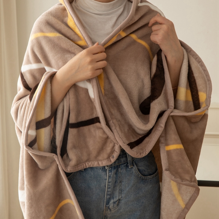 91家纺网 家纺一手货源 找家纺 美伦美焕直播爆款加厚小清新牛奶绒空调毯披肩毯午睡毛毯风轻云淡