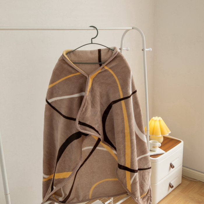 91家纺网 家纺一手货源 找家纺 美伦美焕直播爆款加厚小清新牛奶绒空调毯披肩毯午睡毛毯风轻云淡