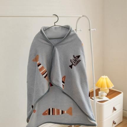 91家纺网 家纺一手货源 找家纺 美伦美焕直播爆款加厚小清新牛奶绒空调毯披肩毯午睡毛毯好多鱼