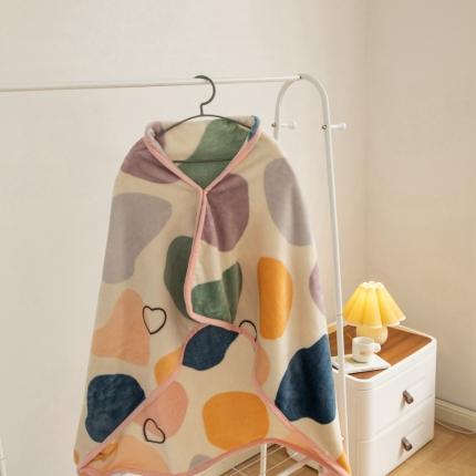 91家纺网 家纺一手货源 找家纺 美伦美焕直播爆款加厚小清新牛奶绒空调毯披肩毯午睡毛毯五彩缤纷