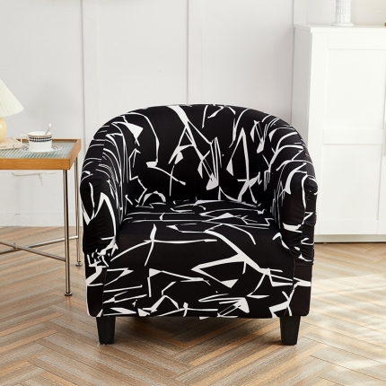 91家纺网 家纺一手货源 找家纺 （总）共鸣 2022新款牛奶丝印花系列半圆沙发套