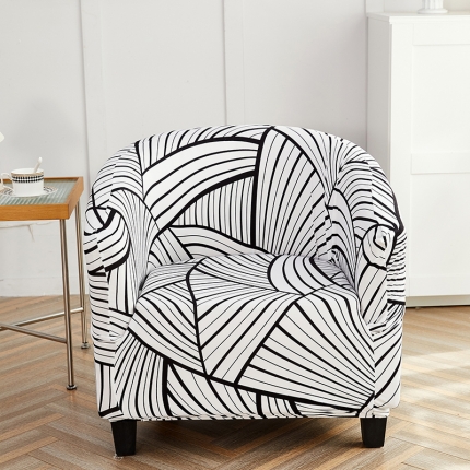 91家纺网 家纺一手货源 找家纺 （总）共鸣 2022新款牛奶丝印花系列半圆沙发套