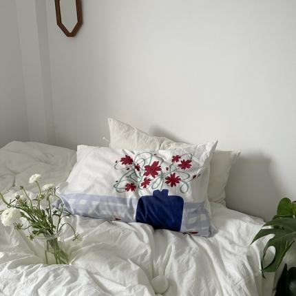 91家纺网 家纺一手货源 找家纺 恋恋三季 2024新款60支长绒棉信封开口枕套 恋恋