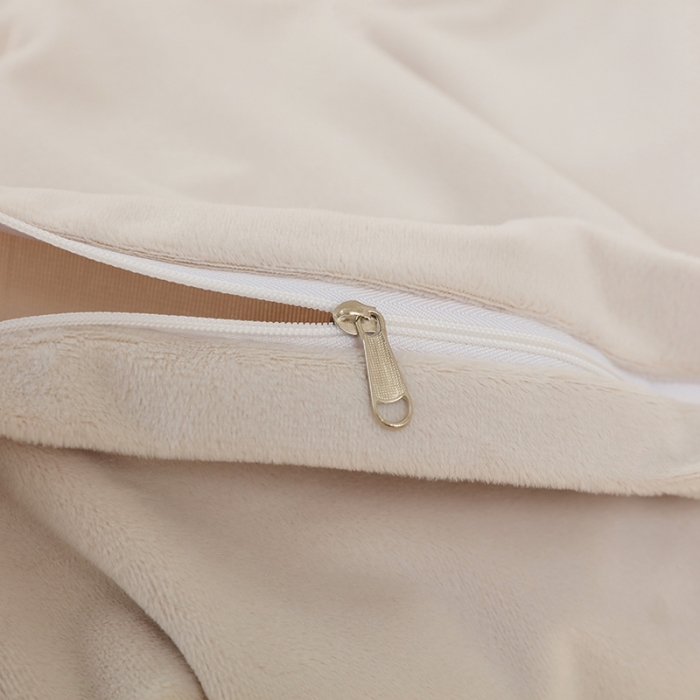 91家纺网 家纺一手货源 找家纺 莉人坊 2023时尚典雅裙摆3D压花德绒美容床罩 时尚典雅-橘色德绒