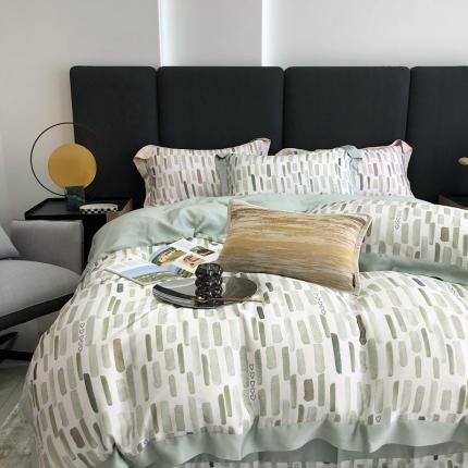 91家纺网 家纺一手货源 找家纺 （总）北辰 2022新款80支天丝数码印花四件套