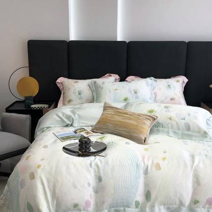 91家纺网 家纺一手货源 找家纺 （总）北辰 2022新款80支天丝数码印花四件套