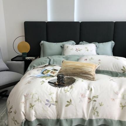 91家纺网 家纺一手货源 找家纺 （总）北辰 2022新款80支天丝数码印花四件套