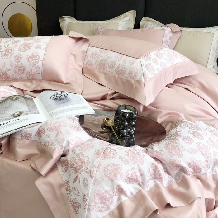 91家纺网 家纺一手货源 找家纺 北辰 2022新款100支全棉四件套-布兰妮 布兰妮-果粉