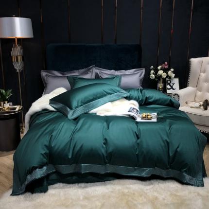 91家纺网 家纺一手货源 找家纺 （总）北辰 2022新款100支双股海岛棉四件套-粹