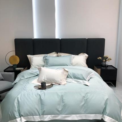 91家纺网 家纺一手货源 找家纺 （总）北辰  2022新款100支全棉四件套-洛可可