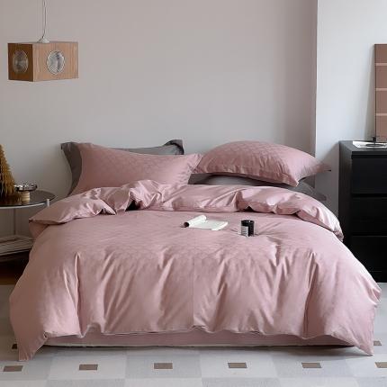 91家纺网 家纺一手货源 找家纺 总 安力森/诚臻酒店用品  2023新款酒店宾馆纯棉全棉提花家用四件套床单被套四季通用