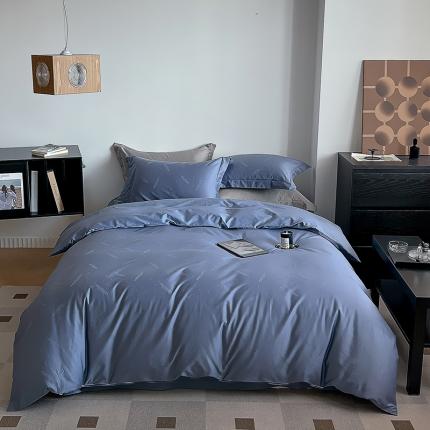 91家纺网 家纺一手货源 找家纺 总 安力森/诚臻酒店用品  2023新款酒店宾馆纯棉全棉提花家用四件套床单被套四季通用