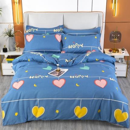 91家纺网 家纺一手货源 找家纺 雨萝家纺 2022新款植物羊绒四件套 欢瑞