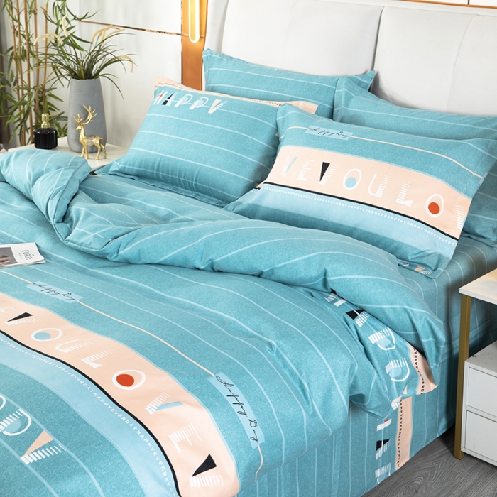 91家纺网 家纺一手货源 找家纺 雨萝家纺 2022新款植物羊绒四件套 暗香