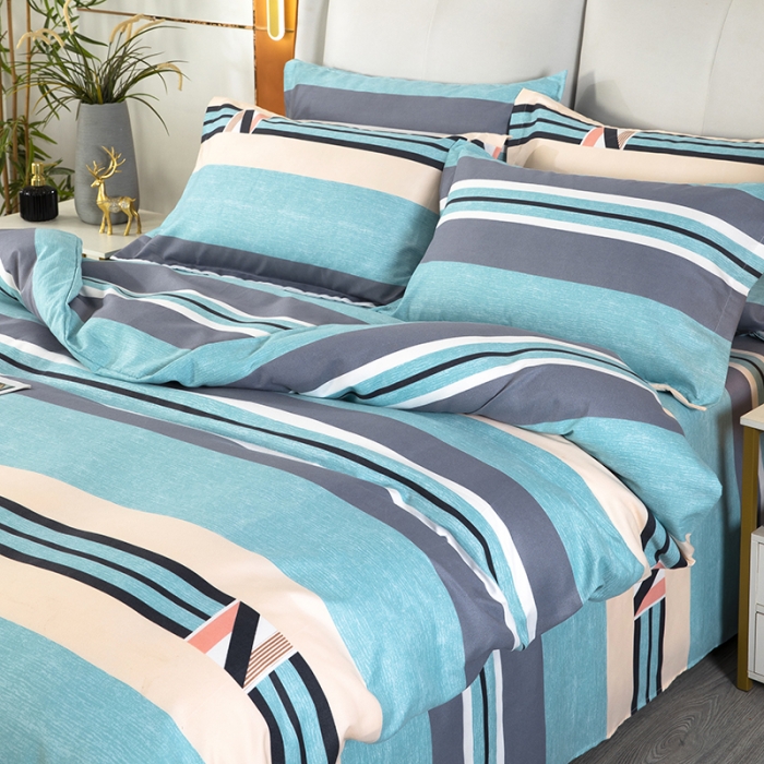 91家纺网 家纺一手货源 找家纺 雨萝家纺 2022新款植物羊绒四件套 菲力