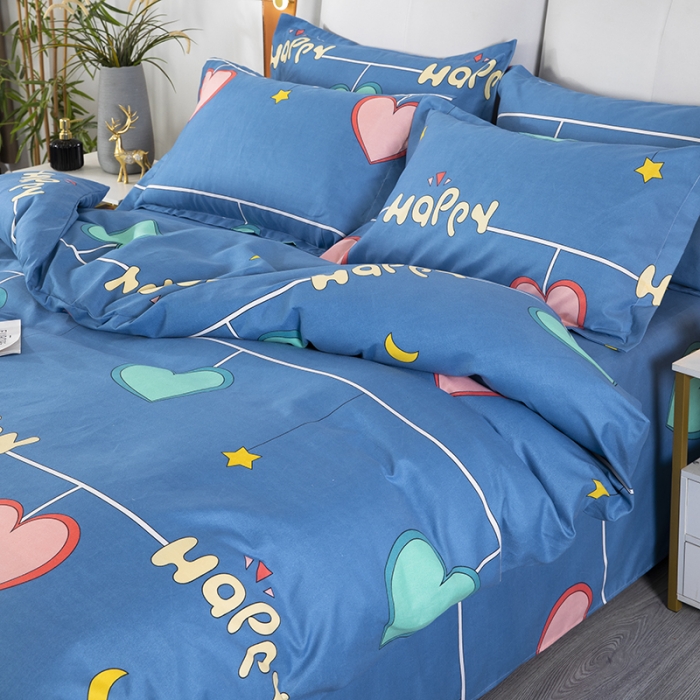 91家纺网 家纺一手货源 找家纺 雨萝家纺 2022新款植物羊绒四件套 欢瑞