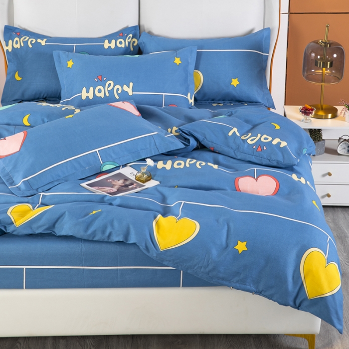 91家纺网 家纺一手货源 找家纺 雨萝家纺 2022新款植物羊绒四件套 欢瑞